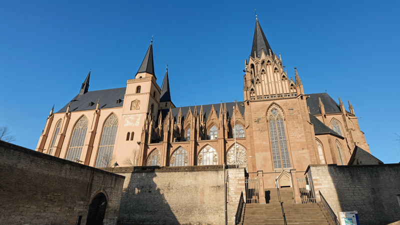 Aufnahme der Umgebung von Eigentümern Nierstein Nähe Osthofen und Worms in Rheinhessen. Zur Verwendung für den Immobilienmarkt.